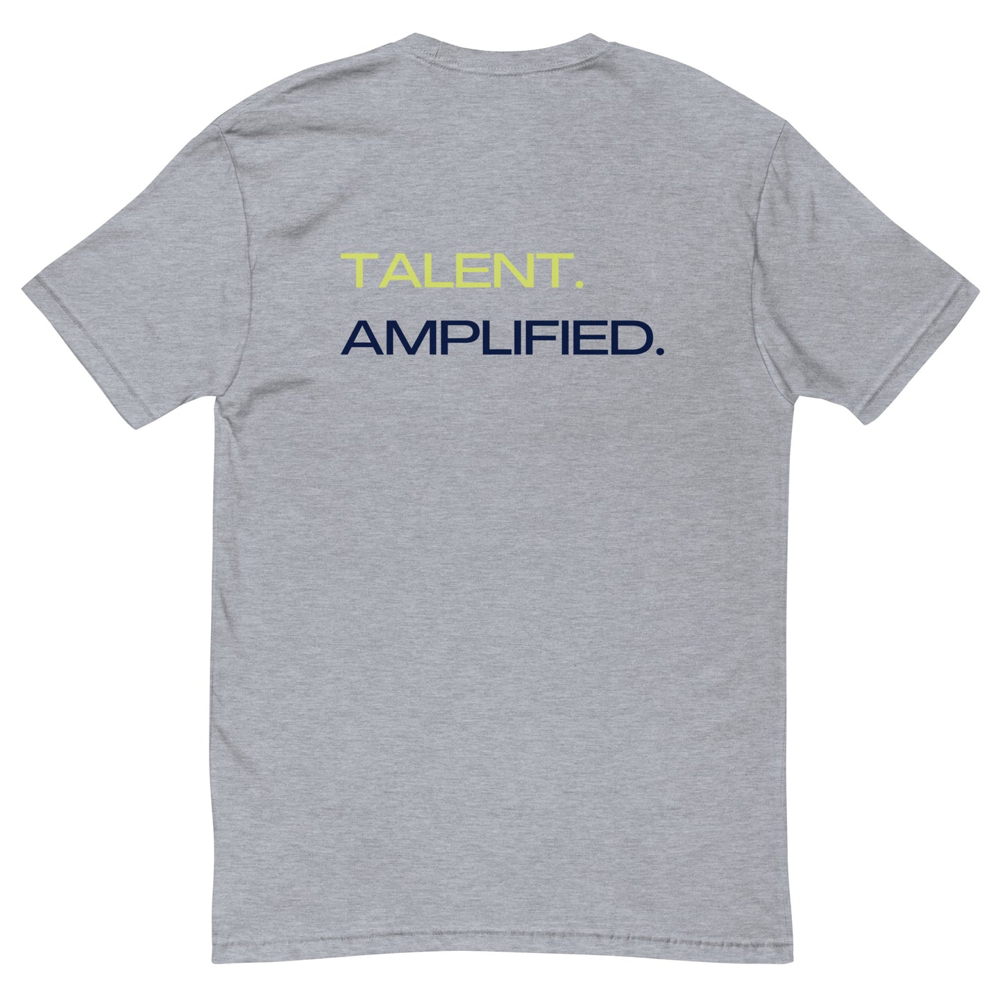 Amplify Logo + Talent Amplified | Fitted t-shirt