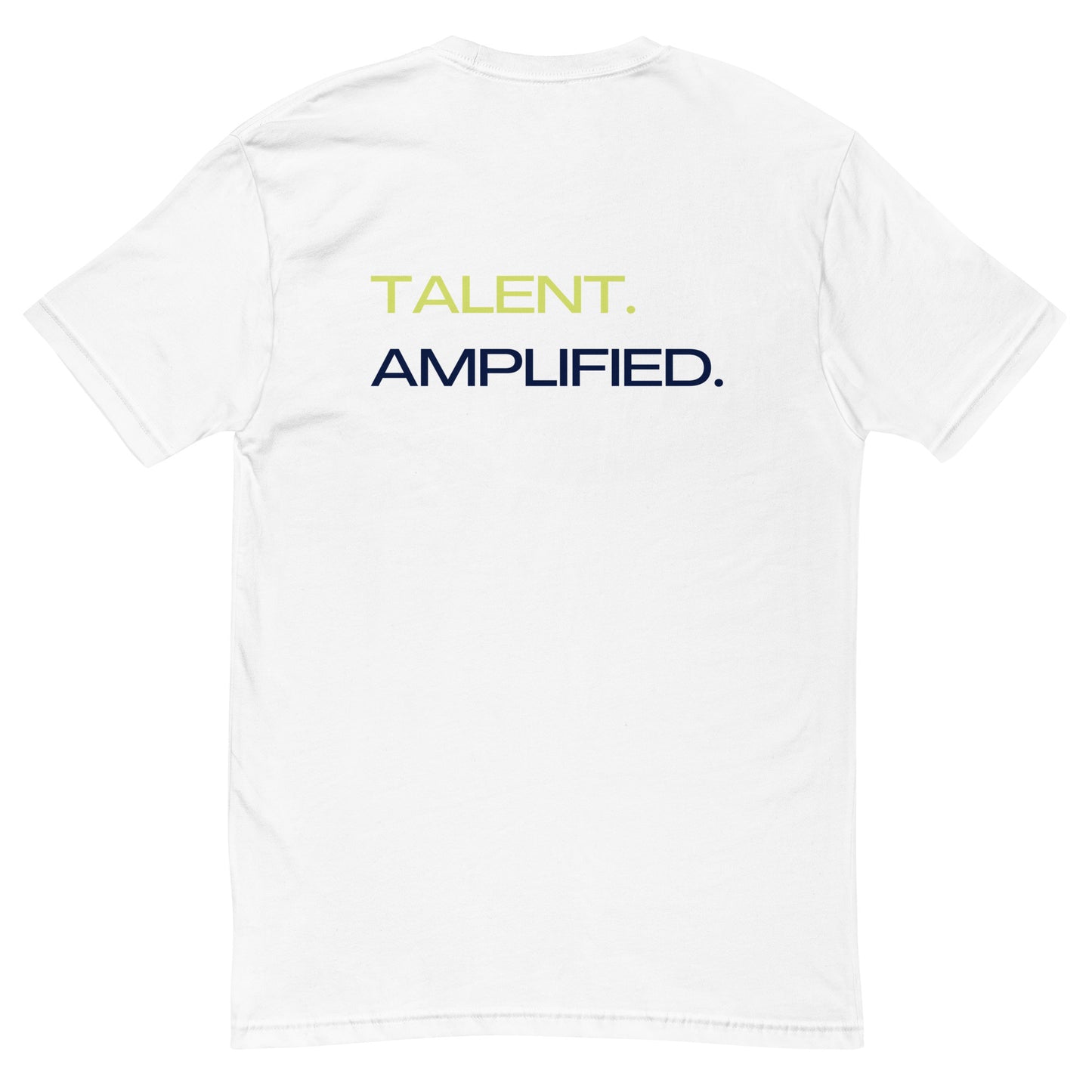 Amplify Logo + Talent Amplified | Fitted t-shirt