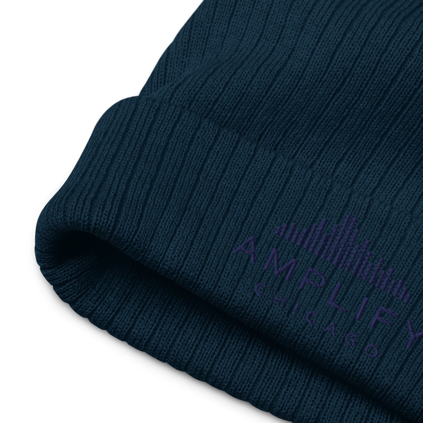 Amplify Logo | Ribbed knit beanie