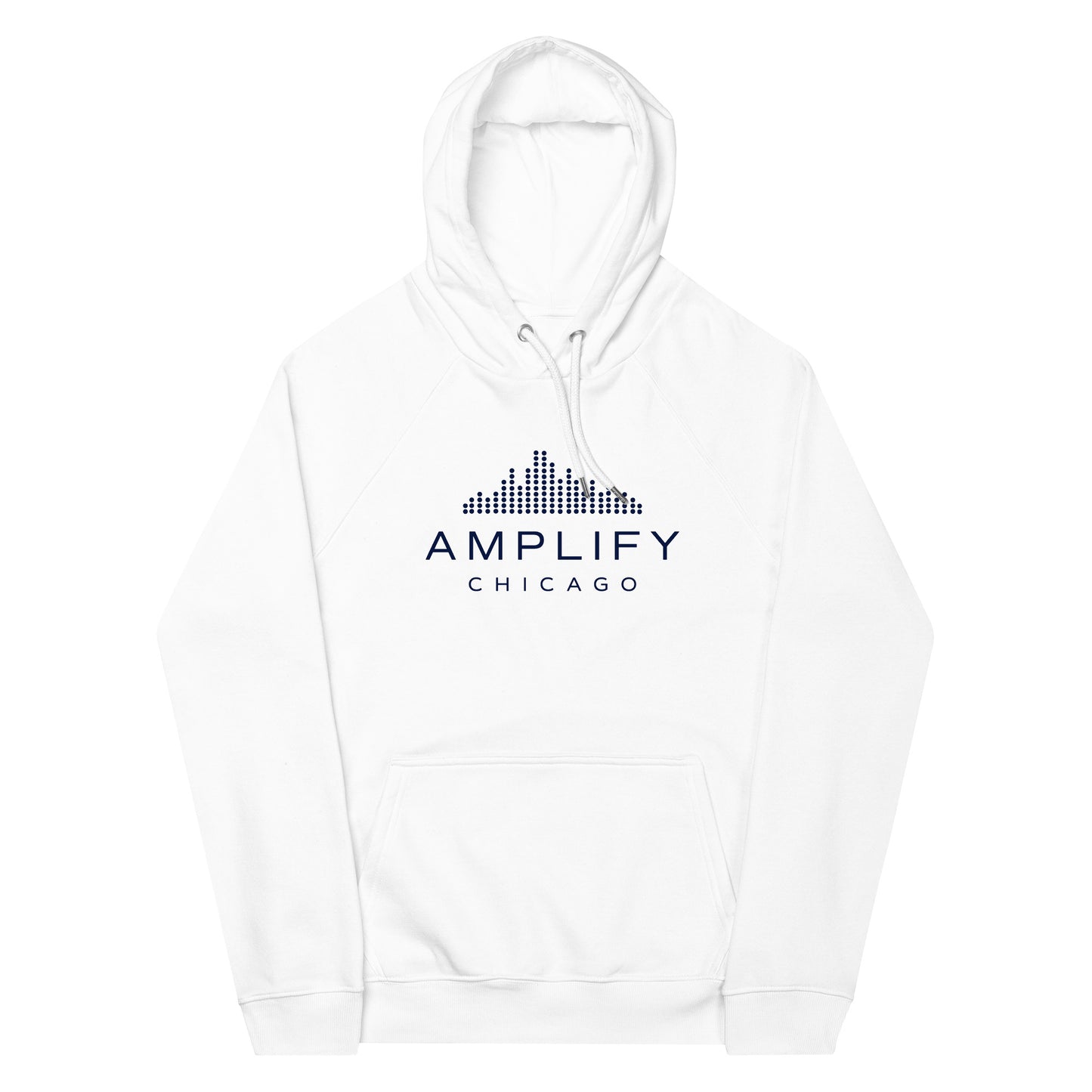 Amplify Logo + Talent Amplified | Unisex eco raglan hoodie