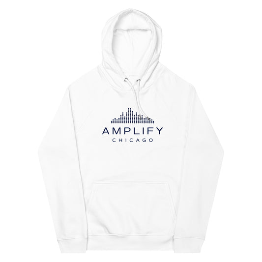 Amplify Logo + Talent Amplified | Unisex eco raglan hoodie